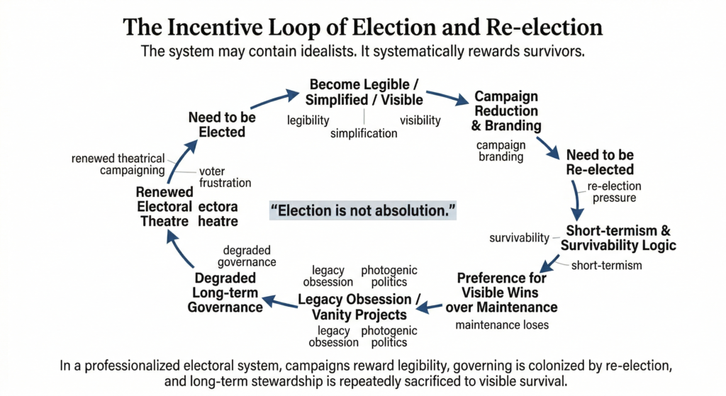 Aibeo graphic on the incentive loop of elections